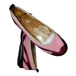 Aerosoles suede Ambush Loafers SZ 8W in Purple Combo